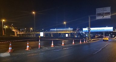 İstanbul-Haliç Köprüsü Mecidiyeköy istikameti trafiğe kapatıldı