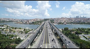 İstanbul- Haliç Köprüsü'ndeki asfalt yenileme çalışmaları tamamlandı