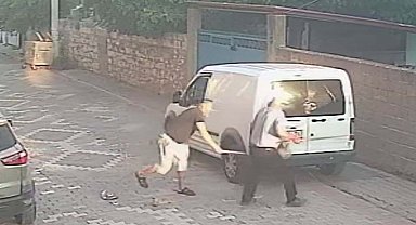 İzmir'de bayat ekmek topladığı için darp edildi, o anlar kamera