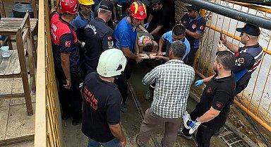 İzmir'de madende işçilerin üzerine kaya parçaları düştü: 2 yaralı