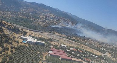 İzmir'de maki yangını