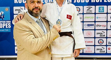 İzmirli judocu Ekin İtmeç'e gümüş madalya