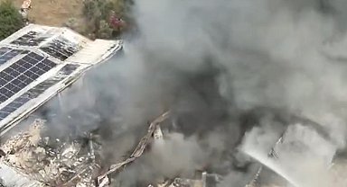 İznik'te soğuk hava deposunda yangın