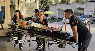 Kamyonetin çarptığı 12 yaşındaki Adem, ağır yaralandı