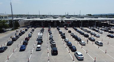 Kapıkule'de yolcu giriş peronu sayısı iki katına çıkarıldı