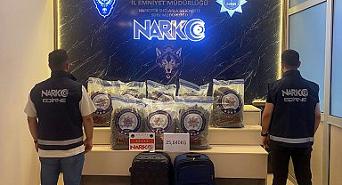 Kapıkule'den giriş yapan TIR'da 25 kilo 640 gram skunk ele geçirildi