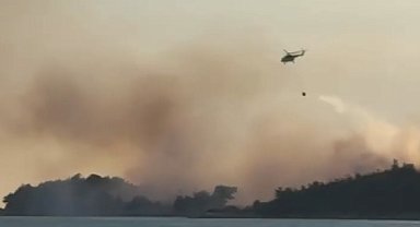 Keşan'da orman yangını 