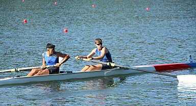 Meriç Nehri'nde, Gençler Türkiye Kürek Kupası ön eleme yarışları başladı