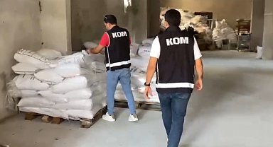 Mersin'de 50 ton sahte deterjan ele geçirildi