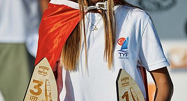 Milli windsurf sporcusu Parla Kabasakal, Avrupa şampiyonu oldu