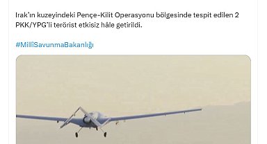 MSB: 2 terörist etkisiz hale getirildi