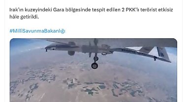 MSB: 2 terörist etkisiz hale getirildi