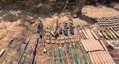 MSB: Irak'ın kuzeyinde çok sayıda silah ve mühimmat ele geçirildi