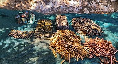 MSB: Pençe-Kilit bölgesinde çok sayıda mühimmat ele geçirildi