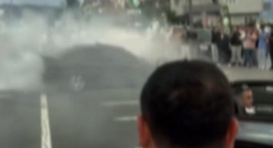 Ordu'da düğün konvoyunda drift atan 2 sürücüye ceza