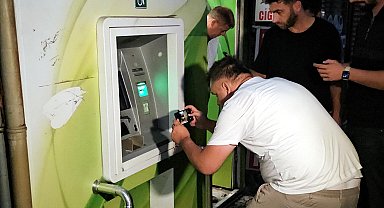 Para çalmak istediği 5 ATM'ye zarar veren şüpheli yakalandı