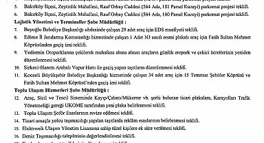 Paylaşımlı Yolculuk Yönetmeliği, İBB UKOME gündeminde
