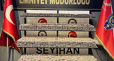 Polis takibiyle durdurulan otomobilden 83 bin 888 uyuşturucu hap çıktı