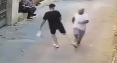 Polisten kaçan kişiye çelme takıp, yakalattı