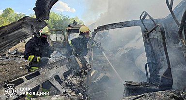 Rusya, Harkiv'de postaneyi vurdu: 1 ölü, 10 yaralı