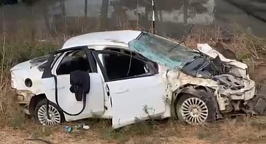 Sakarya'da otomobil tarlaya uçtu: 1 ölü, sürücü yaralı