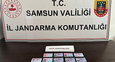 Samsun'da 'resmi belgede sahtecilik' operasyonu; 4 gözaltı