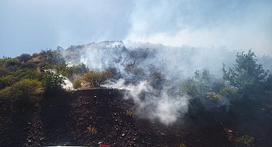 Siirt'te örtü yangını