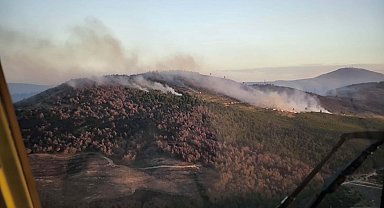 Soma'da orman yangını 2'nci gününde
