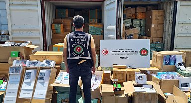 Ticaret Bakanlığı: Mersin ve İstanbul'da 521,1 milyon liralık kaçak eşya ele geçirildi