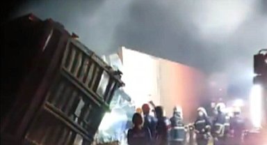 TIR şoförü, kaza sonrası alev alan araçta öldü