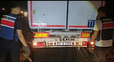 TIR'ın dorsesinde 21 kilo skunk ele geçirildi