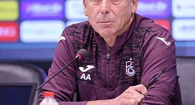 Trabzonspor Teknik Direktörü Avcı: Taraftarımızın önünde kazanarak ikinci turu elimize almak istiyoruz
