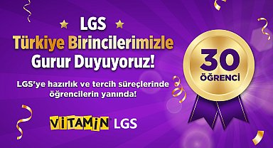 Türk Telekom Vitamin LGS'yle 30 öğrenci LGS'den tam puan aldı