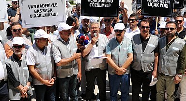 Uçak seferlerinin yetersiz olduğunu belirtip çözüm istediler