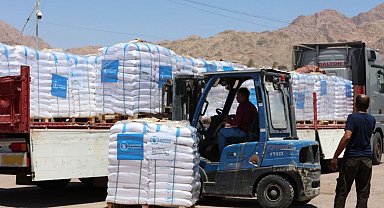 Ukrayna'dan Tahıl girişimi, Gazze'ye gıda yardımı yaptı