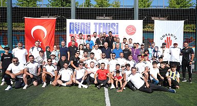 Ümraniye'de Ayak Tenisi Turnuvası'nın şampiyonları belli oldu