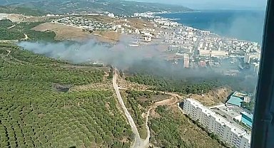 Yalova'da 2 ayrı noktada orman yangını