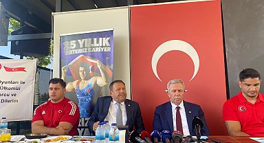 Yavaş, Paris 2024 Olimpiyatları'na gidecek ASKİ sporcularıyla buluştu