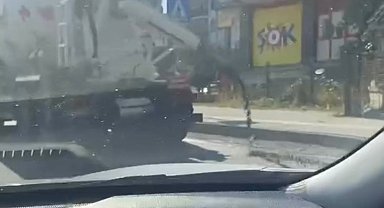 Yola beton dökülen mikserin şoförüne para cezası