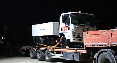 250'nin üzerinde ekipman 4 saatte taşındı