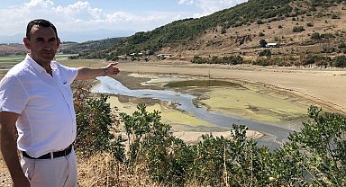 'Boğazköy Barajı'nda sadece balıkların yaşayabileceği kadar su kaldı'