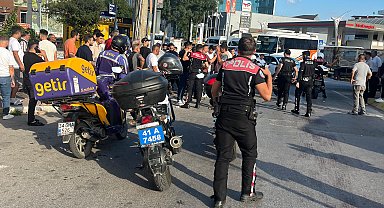'Yol verme' tartışmasında darbedilen motokurye, iki kardeşi bıçakladı