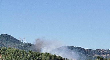 Adana'da yangına müdahale için barajdan su alan helikopter düştü; 5 mürettebatın durumu iyi