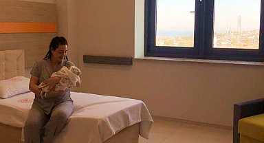 Ameliyathaneye gitmeden deniz manzaralı odada doğum yapıyorlar