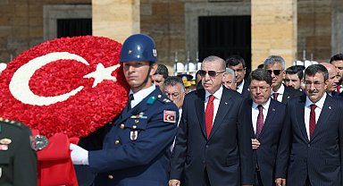 Anıtkabir'de '30 Ağustos Zafer Bayramı' töreni