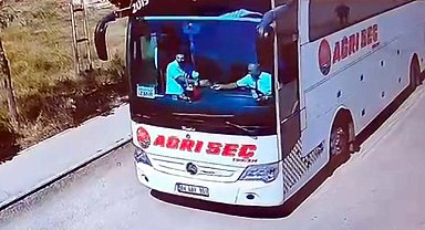 Ankara'da 9 kişinin öldüğü kazada otobüsün Doğubayazıt Otogarı'ndan çıkış anı kamerada