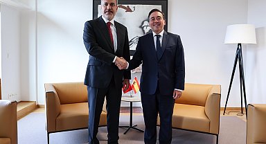 Bakan Fidan, İspanyol mevkidaşı Albares ile bir araya geldi