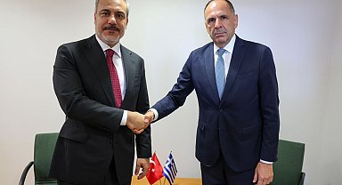 Bakan Fidan, Yunan mevkidaşı Gerapetritis ile görüştü