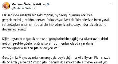 Bakan Göktaş: Eskişehir'deki saldırı sonrası psikososyal destek sürecine devam ediyoruz