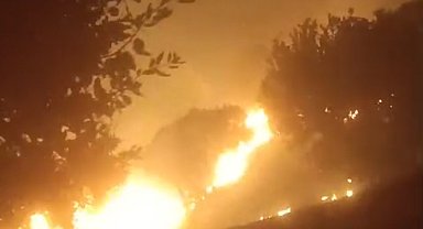 Batman'da örtü yangını 8 saatte söndürüldü; 100 dönüm alan zarar gördü